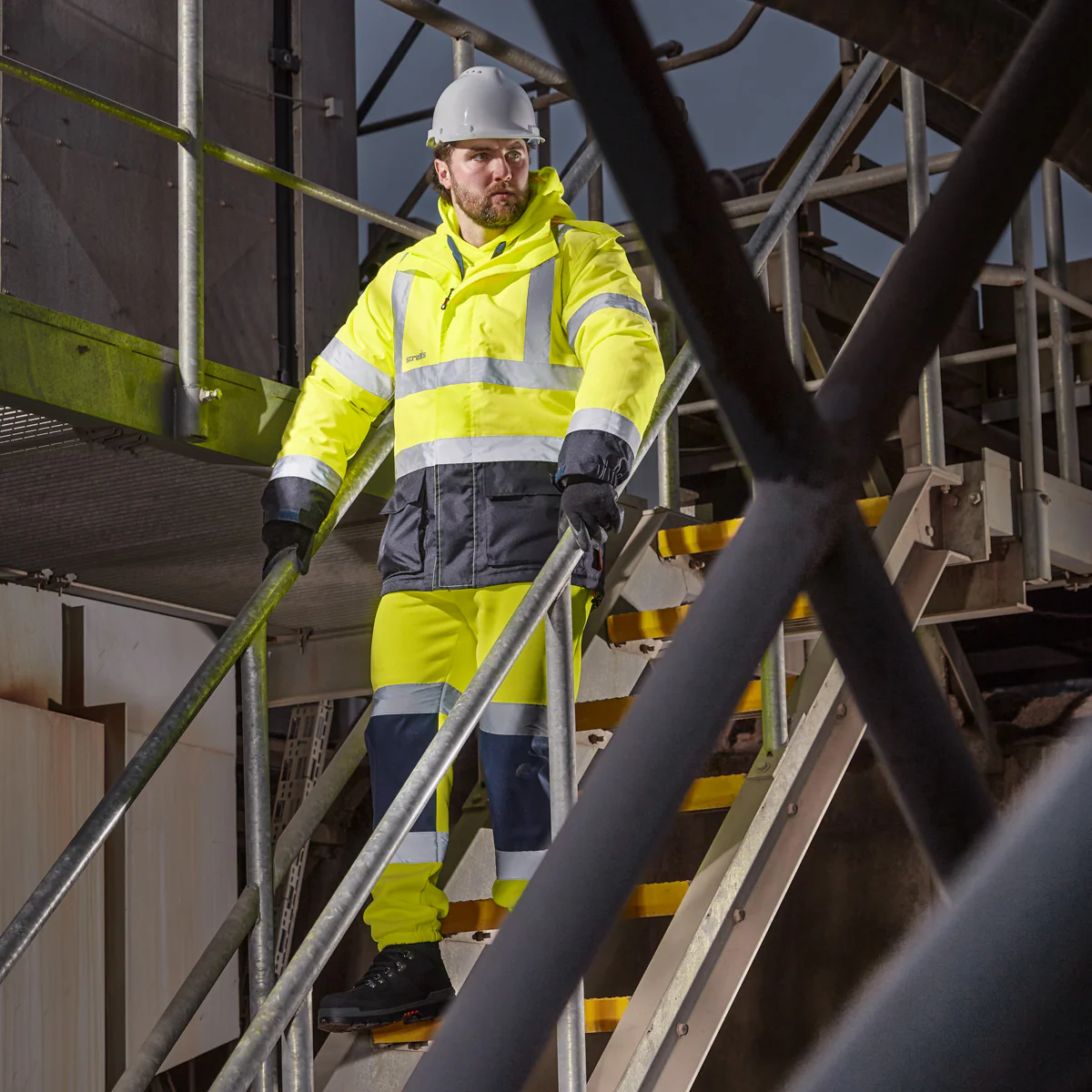 High Visibility Waterproof Jacket - Image 11